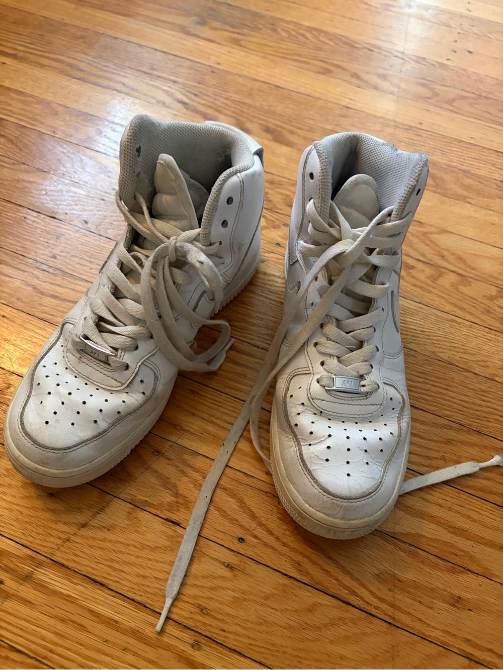 Nike White High-Top Sneakers